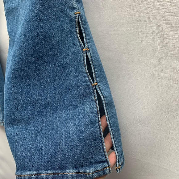 Frame Lê Pixie High Flare Jeans size 28 Medium blue wash - Picture 3 of 10